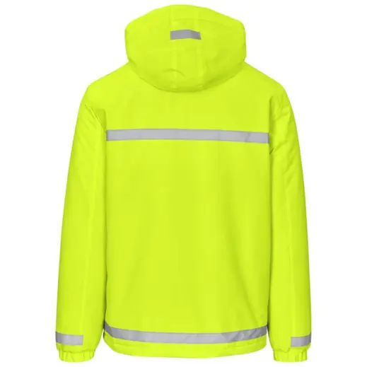 Defender Hi-Viz Jacket Yellow Back